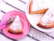 Рецепта Маслен ванилов кекс с пудра захар